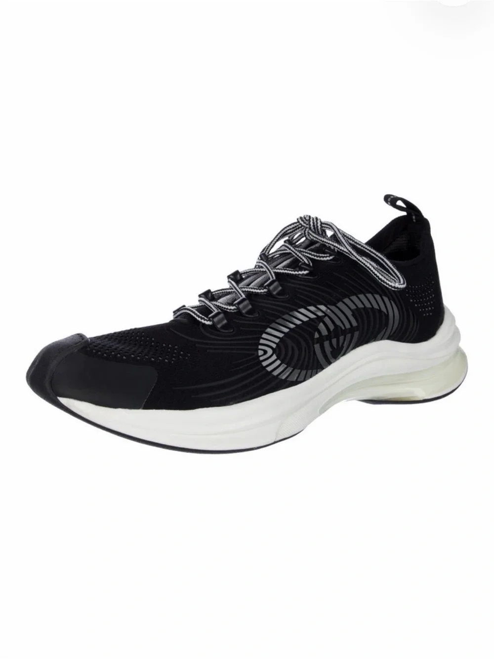 NWT Gucci Black and White Athletic Sneakers 12.5/13 US